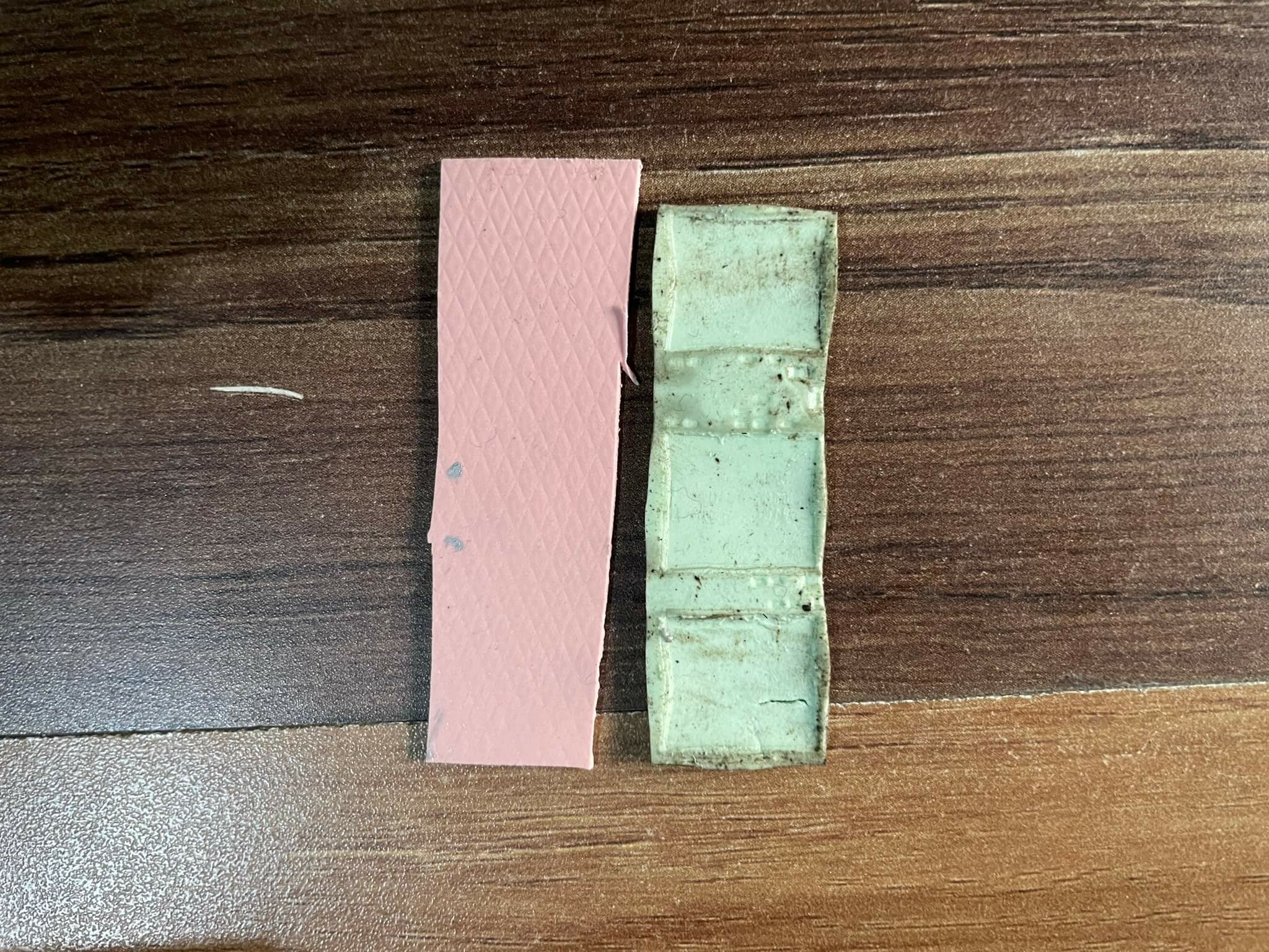 cut out thermal pads