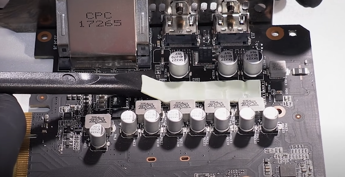 clean GPU PCB