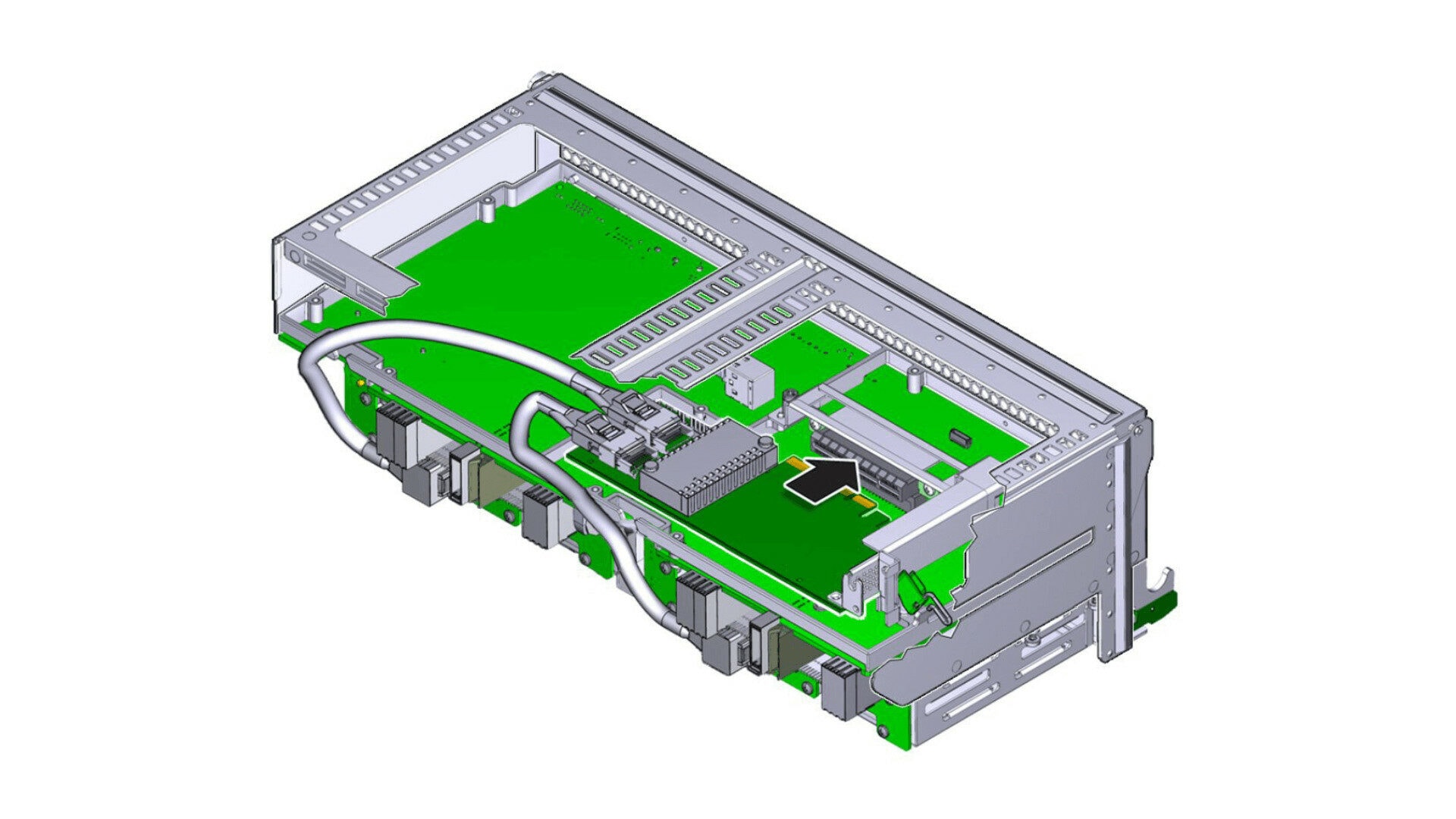 Internal SAS HBA connecting to backplane